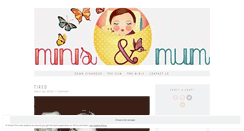 Desktop Screenshot of minisandmum.com